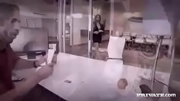 Rachel fucks a guy on the couch