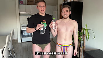 Gay water challenge with my boyfriend gone wild