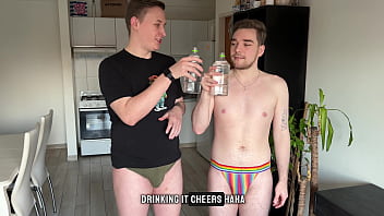 Gay water challenge with my boyfriend gone wild
