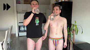 Gay water challenge with my boyfriend gone wild