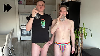 Gay water challenge with my boyfriend gone wild