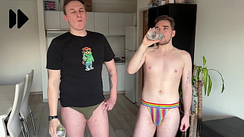 Gay water challenge with my boyfriend gone wild