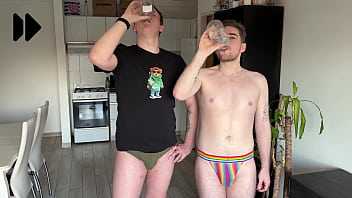 Gay water challenge with my boyfriend gone wild