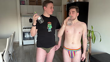 Gay water challenge with my boyfriend gone wild