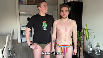 Gay water challenge with my boyfriend gone wild