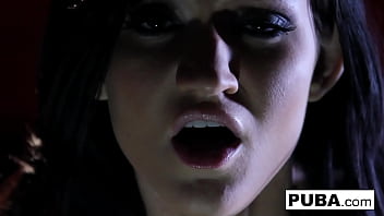 Sexy babe fucks herself