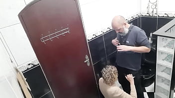 He Paid To Film The Lesbian Sucking And Fucking In The Bar's Bathroom thumbnail