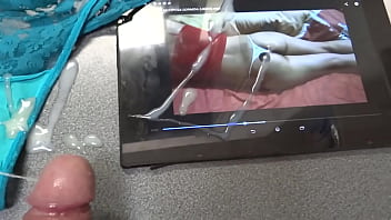 Big Cumshots In The Used Panties Of A Beautiful Stepmother She Always Finds Them Bathed In Milk thumbnail