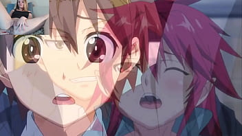 Horny vampire fucking three students