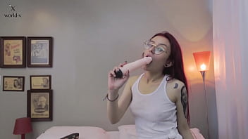 Redhead lana's dildo