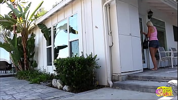 A young woman with fair hair gains valuable insights after a sexual encounter with an attractive and experienced older woman