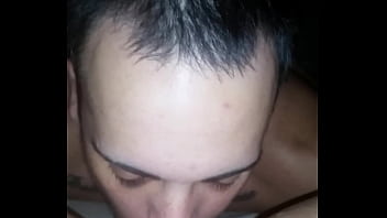 Wife gets my cum on chest