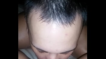 Wife gets my cum on chest