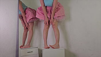 Feet week alice klay playing with orange slime