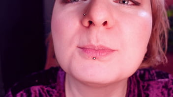 Popping candy teeth fetish and medical gloves arya grander