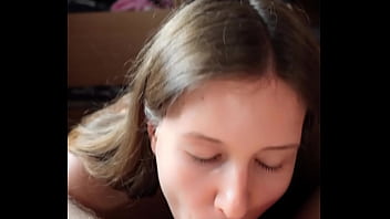 Looking in your eyes while sucking your dick and balls until you cum in my mouth