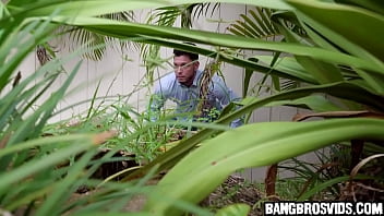 Masturbating with the hose