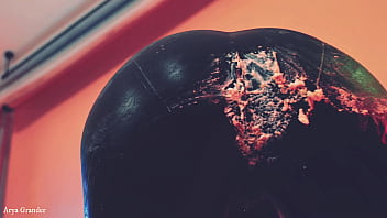 Latex and cowgirl position masturbation of hot milf bondage and pussy fuck arya grander