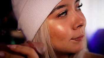 Cute girl with a big body enjoys showing off her sex life on the internet