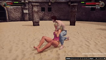 Bambi vs gigi nf3d mixed kinky combat arena
