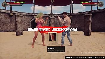 Bambi vs gigi nf3d mixed kinky combat arena