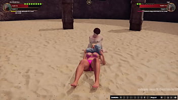 Bambi vs gigi nf3d mixed kinky combat arena