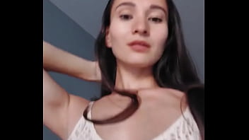 What's hiding under this dress #asian #nude #naked #nobraday