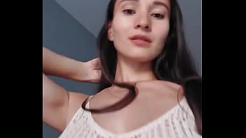 What's hiding under this dress #asian #nude #naked #nobraday