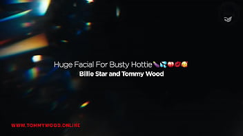 Billie star dressed up for me huge facial