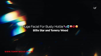 Billie star dressed up for me huge facial