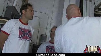 Ebony entertains a group of whites 5