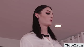 Trans Nikki North Is The Boss Of The Big Company And Her Servant Brody Kayman Are Kissing Each Other thumbnail