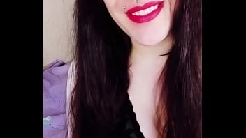 Backstage of a hot brunette