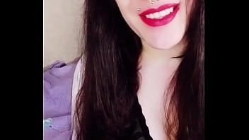 Backstage of a hot brunette