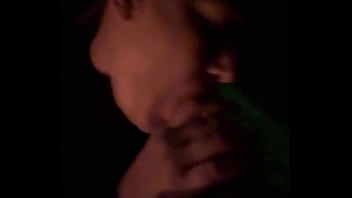 Couple getting freaky out in the woods