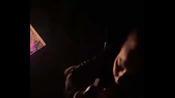 Couple getting freaky out in the woods