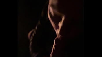 Couple getting freaky out in the woods