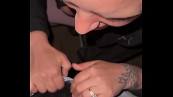 Couple getting freaky out in the woods