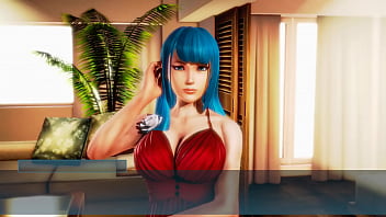 Sarutobi gets ploughed in a red dress