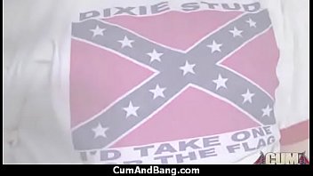 Interracial slut hardcore group facial 13