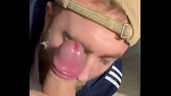 When i’m not working the day job my other job is hanging around public toilets pleasuring meaty dick and draining lads