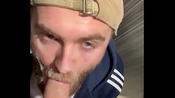 When i’m not working the day job my other job is hanging around public toilets pleasuring meaty dick and draining lads