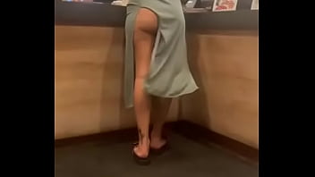 Flashing pawg in public