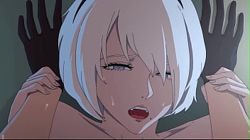 2b gets hot sex hentai video