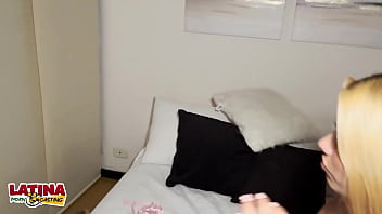 Latina porn casting brace face teen gets pussy stretched cum filled braces