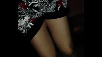 Sexy upskirt view of horny hot wife's wet pussy Sexy upskirt view of horny hot wife's wet pussy