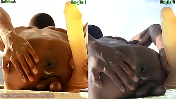 Huge Dildo Gaping My Asshole In The Sun thumbnail