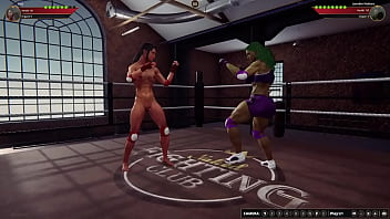 Kyla vs jennifer nf3d female mma combat ring