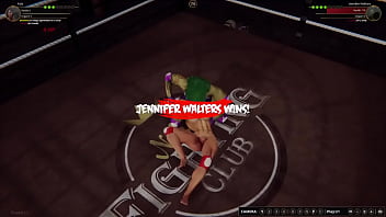 Kyla vs jennifer nf3d female mma combat ring
