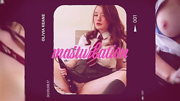 British 18 year old gives a posh blowjob and drinks cum